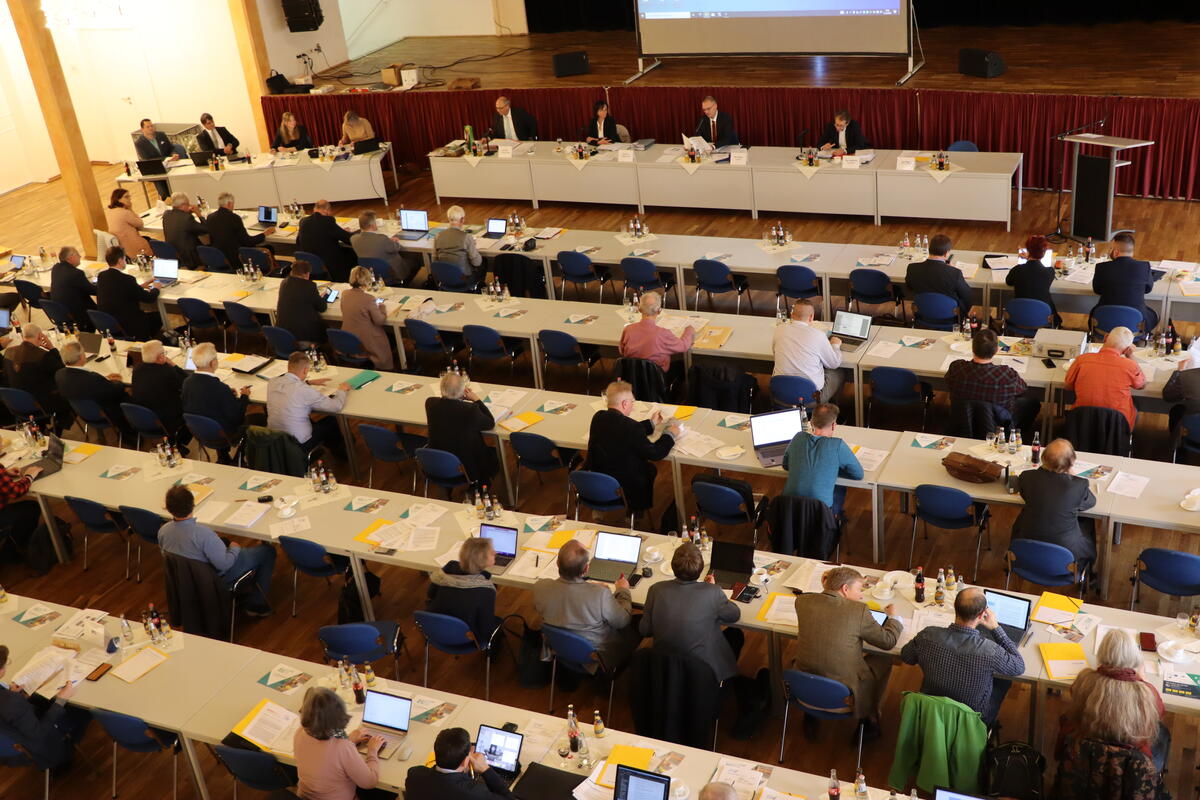 Bild vergrößern: Sitzung des Kreistages Meißen am 13. Oktober 2022 in Riesa