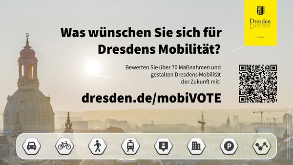Aufruf zur Teilnahme an mobiVOTE - Umfrage zum Dresdner Mobilit&auml;tsplan 2035+