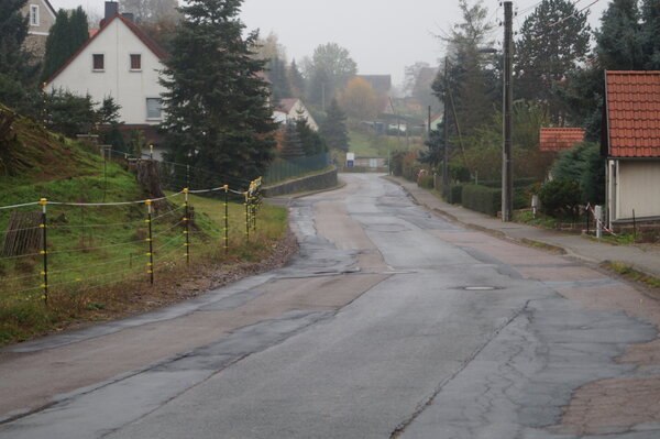 Der derzeitige Zustand der Ortsdurchfahrt Taubenheim