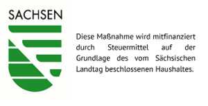 Bild vergr&ouml;&szlig;ern: Diese Ma&szlig;nahme wird mitfinanziert durch Steuermittel auf der Grundlage des vom S&auml;chsischen Landtag beschlossenen Haushaltes.