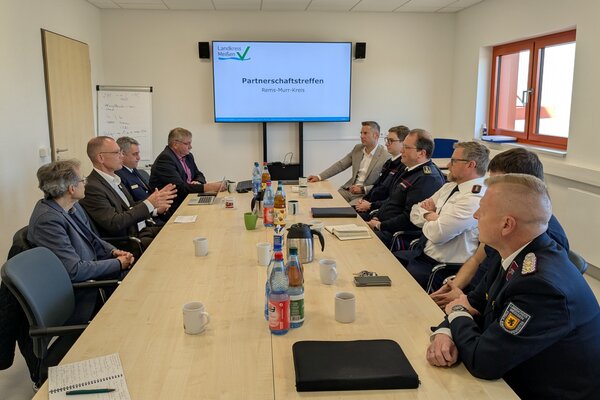 Auftaktgespr&auml;ch zum Erfahrungsaustausch &uuml;ber den Brand- und Katastrophenschutz zwischen dem Landkreis Mei&szlig;en und dem Rems-Murr-Kreis