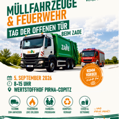 Infoflyer des ZAOE zum Tag der offenen T&uuml;r