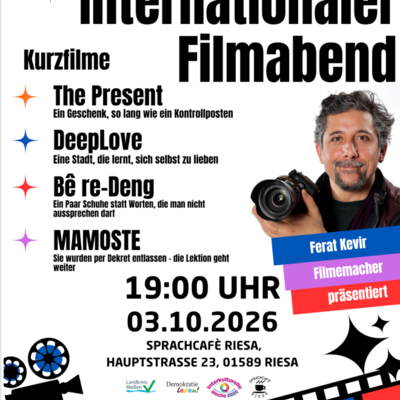 Plakat Internationaler Filmabend