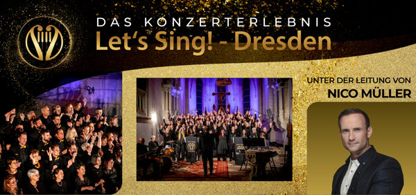 Bild vergr&ouml;&szlig;ern: Flyer "Let's Sing! - Dresden