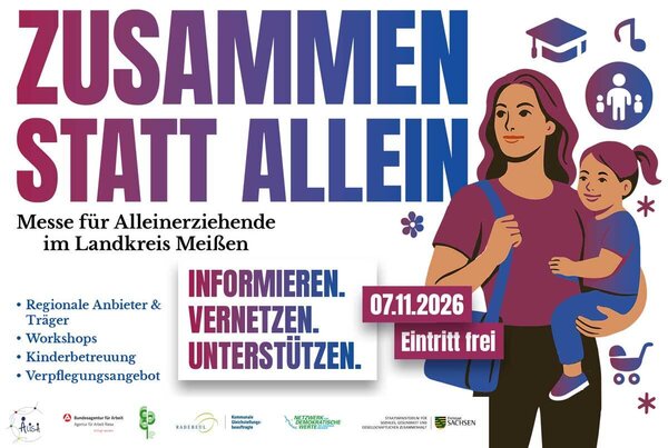 1. Messe f&uuml;r Alleinerziehende im Landkreis Mei&szlig;en