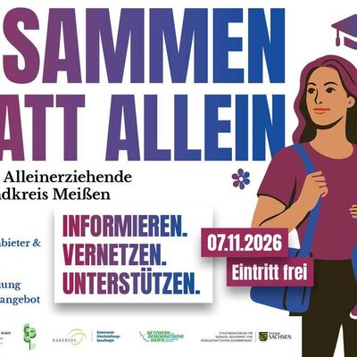 1. Messe f&uuml;r Alleinerziehende im Landkreis Mei&szlig;en